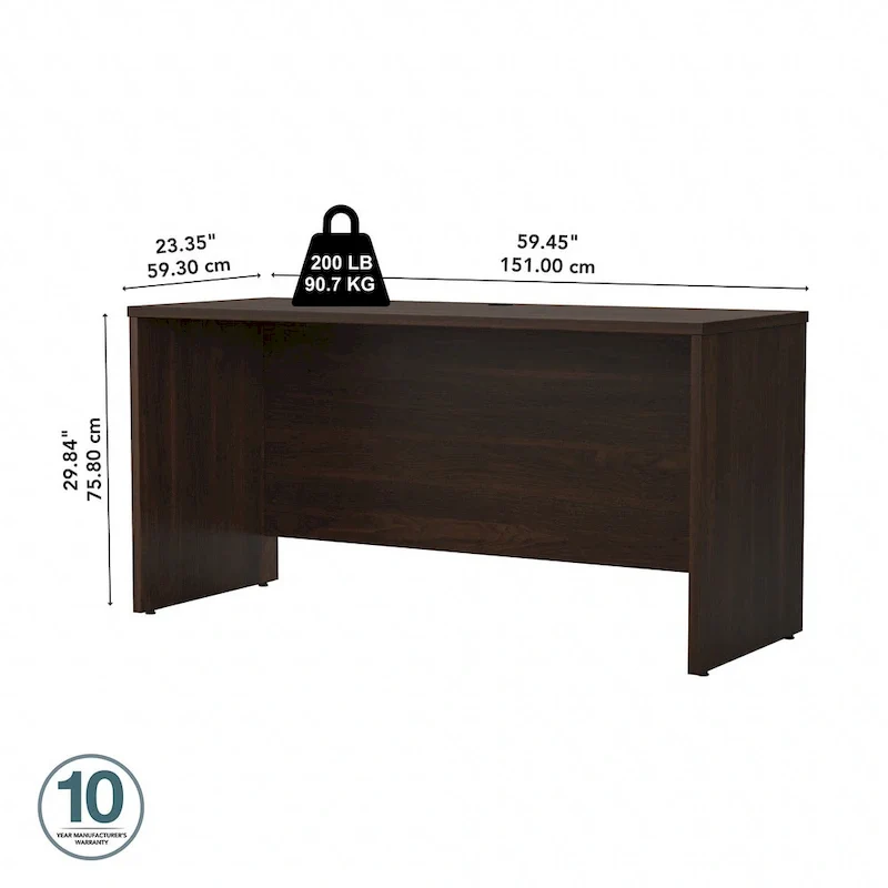 60W x 24D Credenza Desk