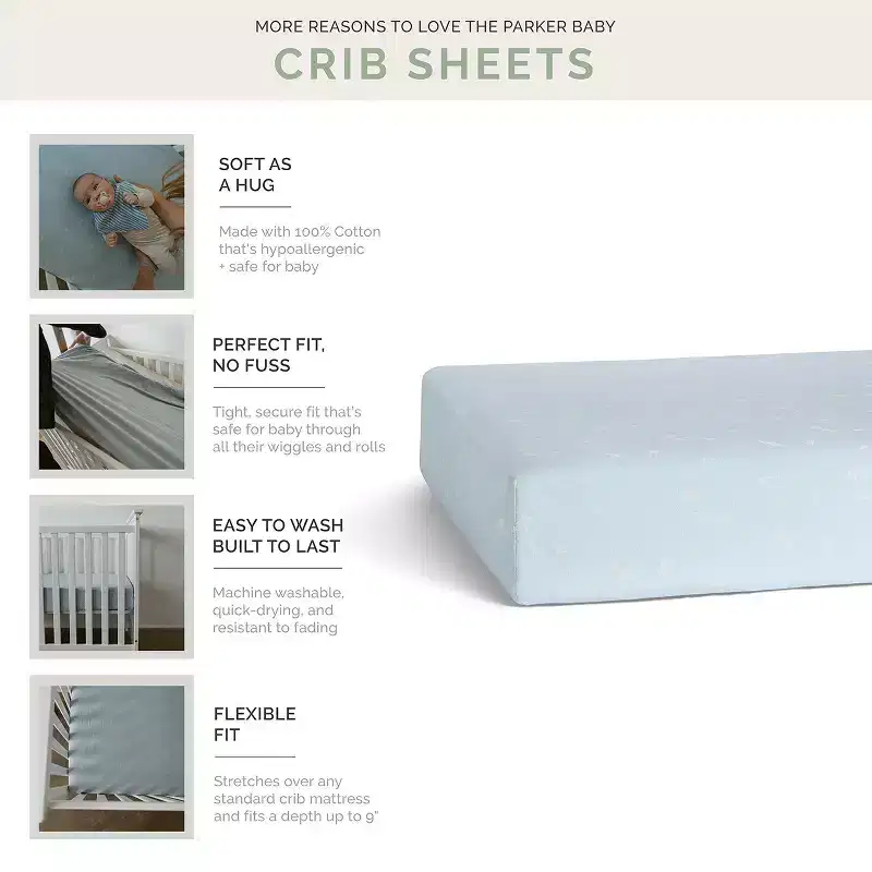 Parker Baby Co. Crib Sheets