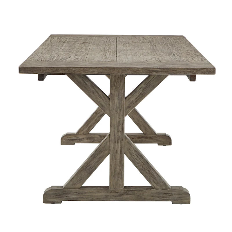Paloma Antique Grey Reclaimed Wood Dining Set by iNSPIRE Q Artisan