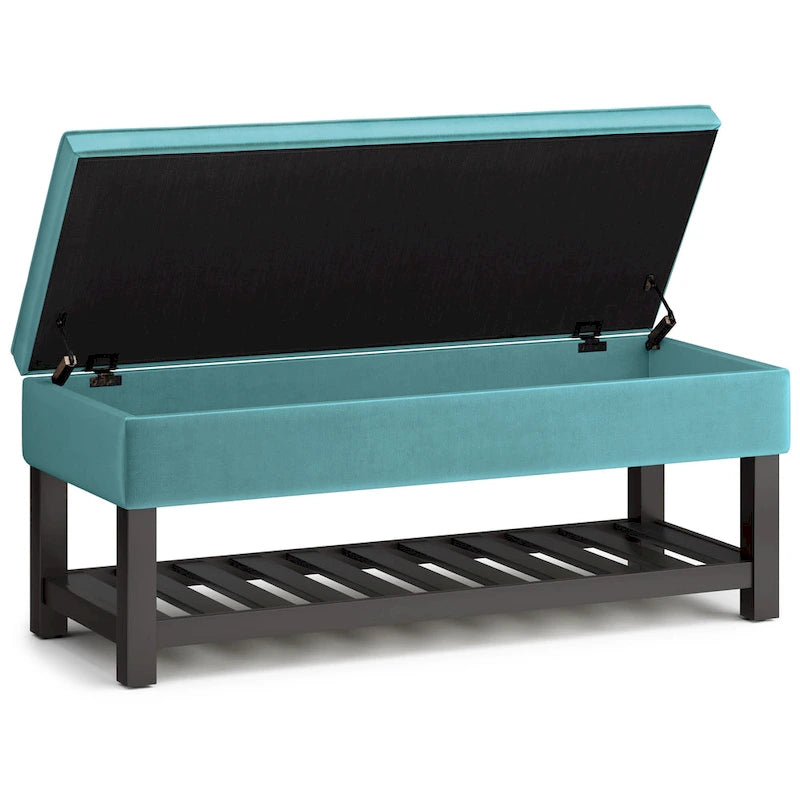 44 inch Wide Transitional Rectangle Ottoman Bench