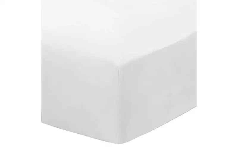 Everyday Kids 2-Pack Crib Sheets, Soft Microfiber, White & Lavender, Fits 28x52in Standard Mattress, Breathable & Machine Washable Baby Nursery Sheets