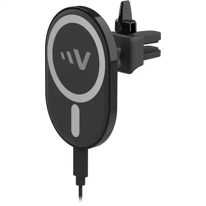 Ventev 15W Ultrafast Magnetic Wireless Car Charger Mount Black