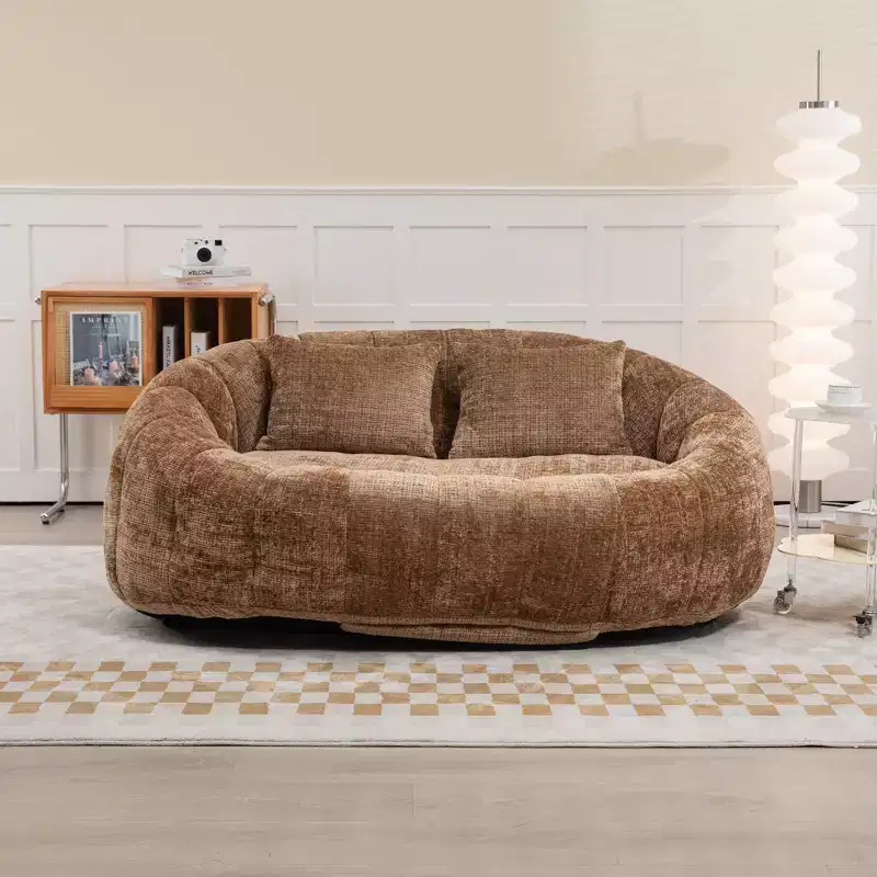 Ultimate Lounger: High-Back Bean Bag Couch for Indoor and Outdoor Comfort