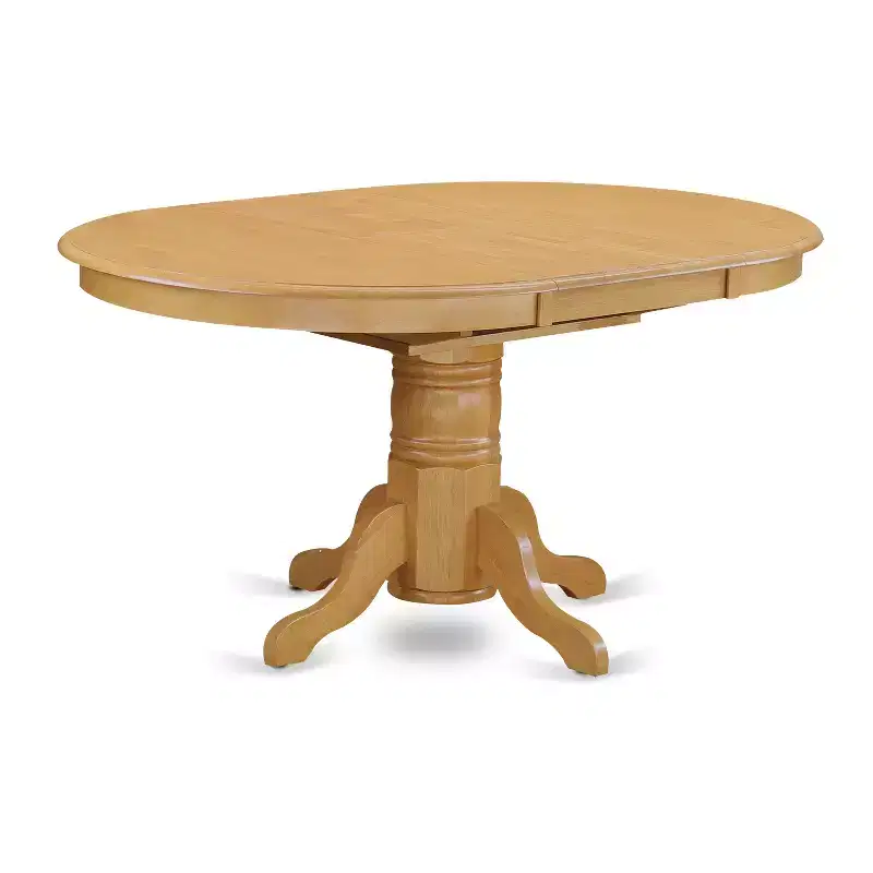 HomeStock Butterfly Leaf Dining Table Set Kitchen Dining Style 1