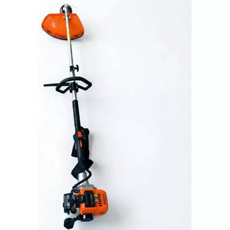 52cc Gas Powered 3-in-1 Weed Wacker / String Trimmer, Grass Cutter & Brush Cutter, with Handle & Shoulder Strap for Lawn Care & Garden, Orange