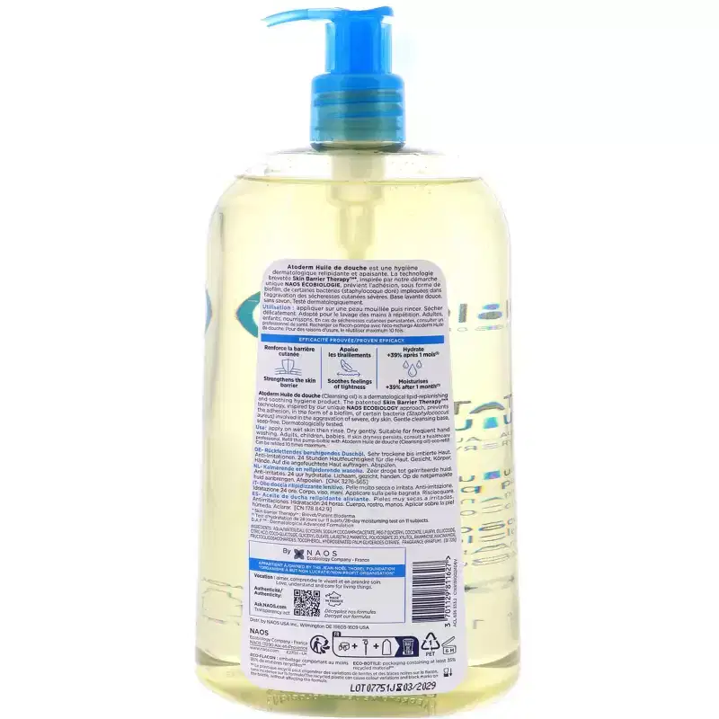 Bioderma Atoderm Cleansing Oil, 33.8 oz