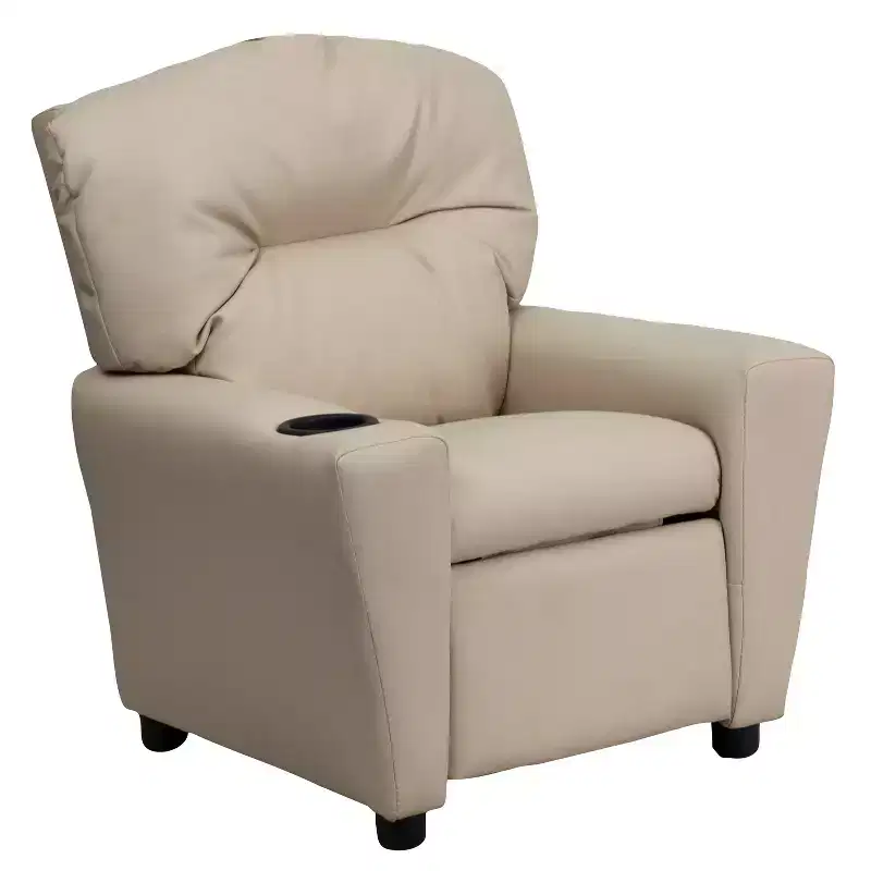 Flash Furniture Contemporary Kids Recliner with Cup Holder
