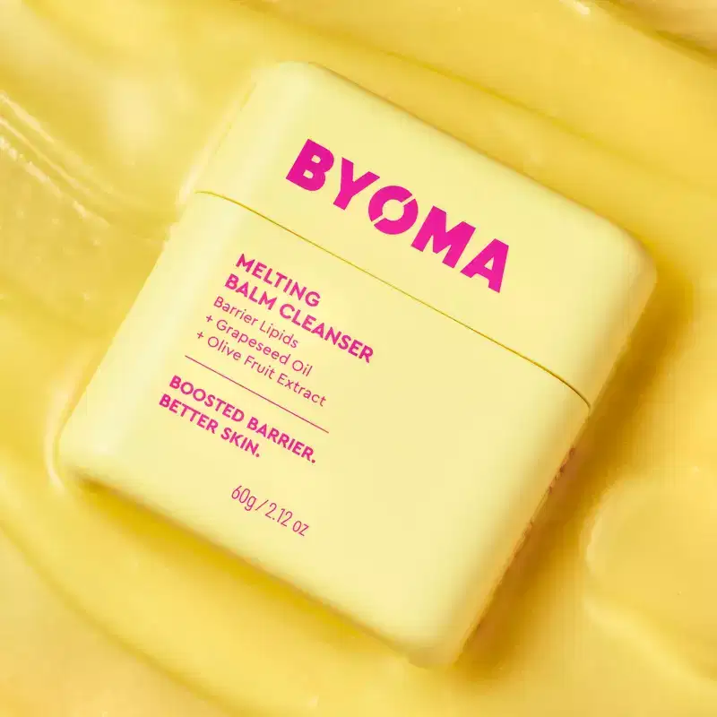 BYOMA Melting Cleansing Balm - 2.12oz: Face Moisturizer, Contains Grapeseed Oil, Oily & Dry Skin, Unscented