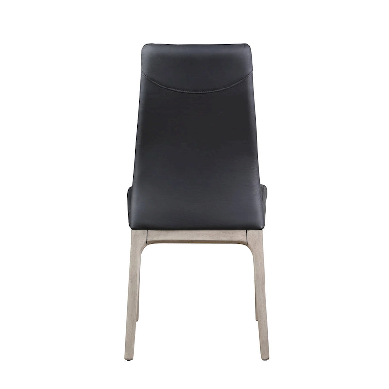 Somette Pogo Criss Cross Dining Set with Black Chairs